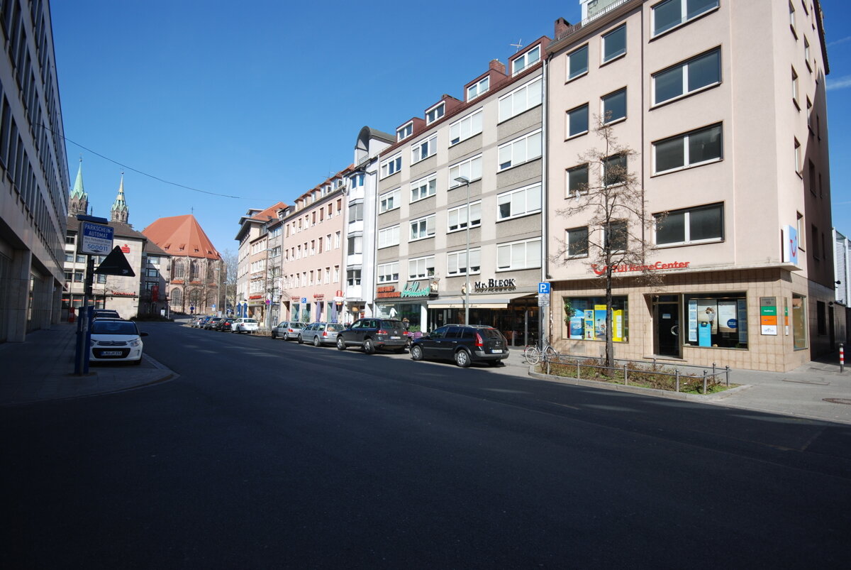 Wohnung zur Miete 420 € 1 Zimmer 31,5 m²<br/>Wohnfläche 1.<br/>Geschoss 01.01.2025<br/>Verfügbarkeit Lorenzer Str. 15 Altstadt / St. Lorenz Nürnberg 90402