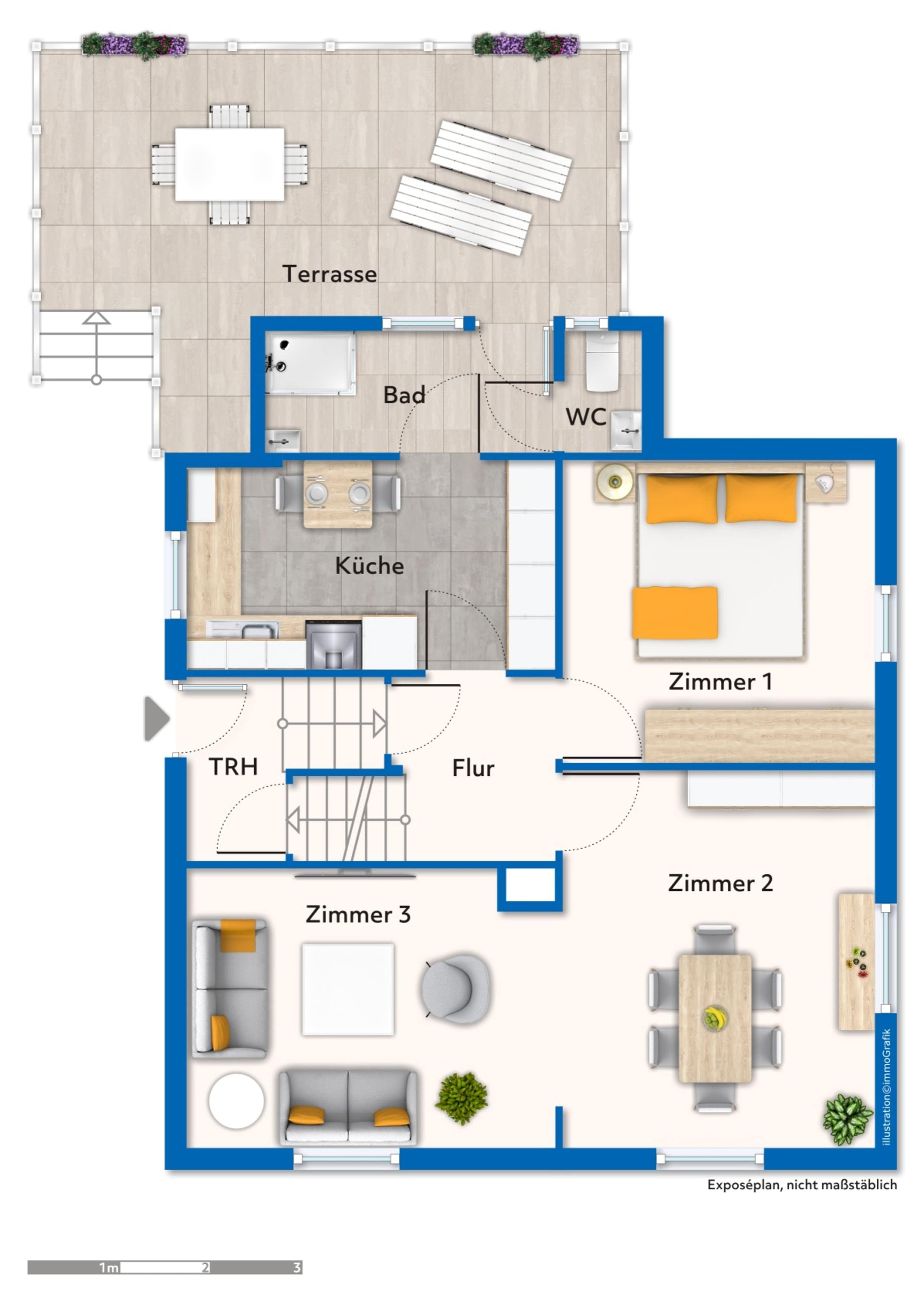 Einfamilienhaus zum Kauf 386.000 € 6 Zimmer 112,4 m²<br/>Wohnfläche 531 m²<br/>Grundstück Neckartenzlingen 72654