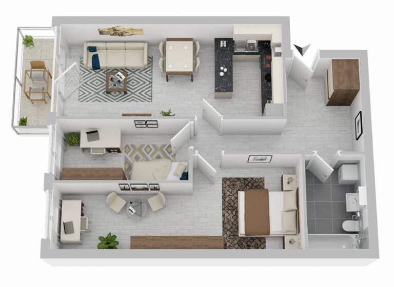 Wohnung zum Kauf 235.000 € 3 Zimmer 82 m² Hiltrup Münster / Hiltrup 48165