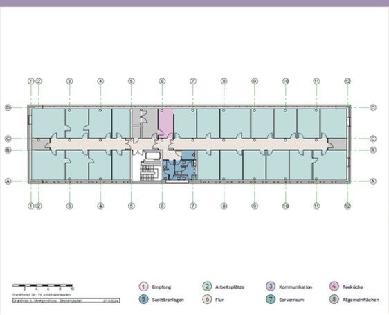 Bürogebäude zur Miete provisionsfrei 11,50 € 1.375 m²<br/>Bürofläche ab 307 m²<br/>Teilbarkeit Lessingstraße Wiesbaden 65185