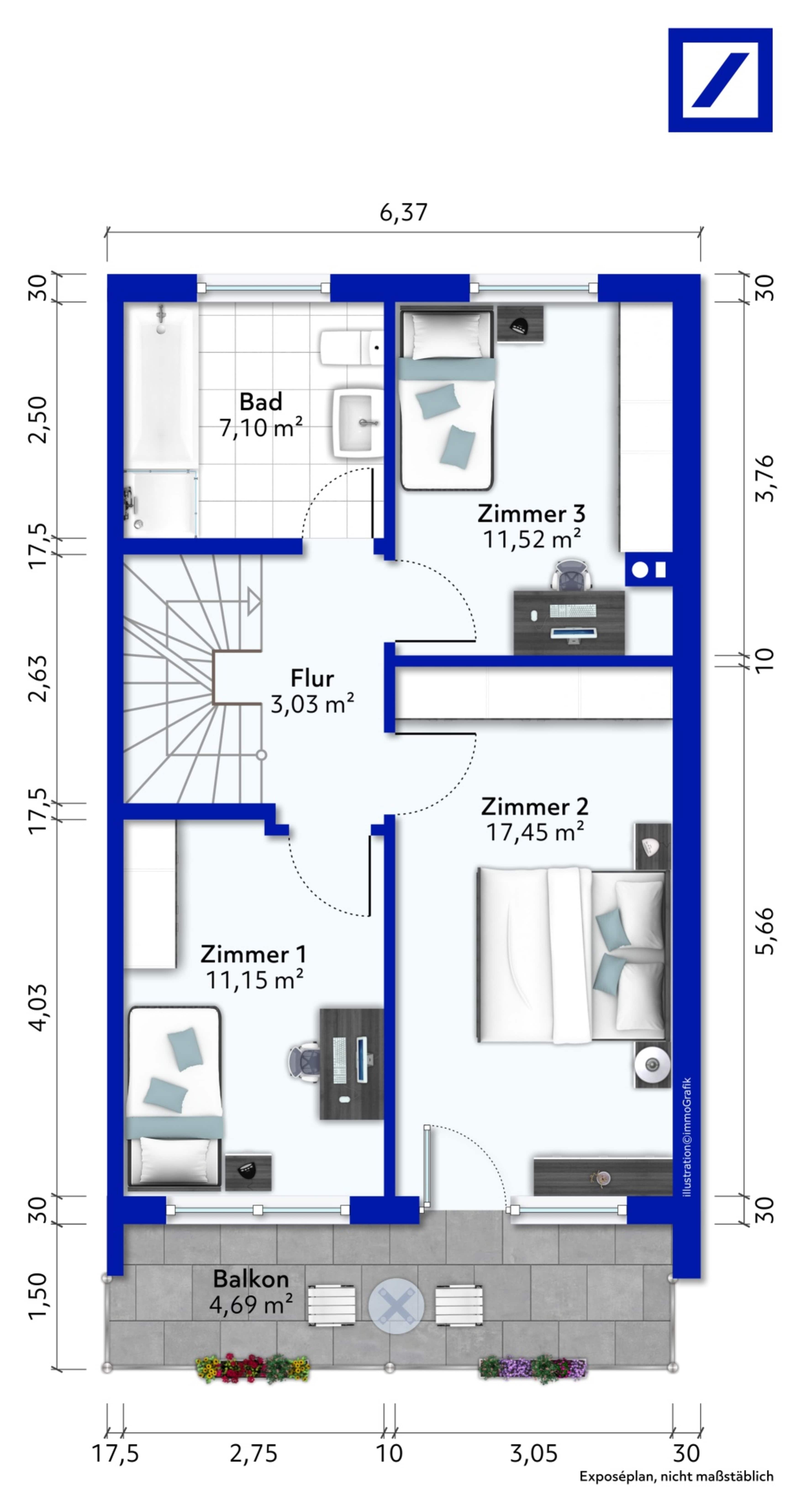 Reihenendhaus zum Kauf 395.000 € 4 Zimmer 107 m²<br/>Wohnfläche 378 m²<br/>Grundstück Fliederweg 7 Bobingen Bobingen 86399