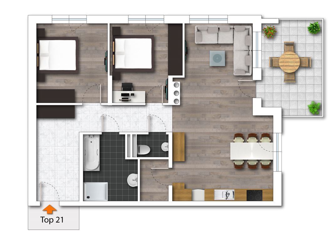 Wohnung zur Miete 1.636 € 3 Zimmer 92,8 m²<br/>Wohnfläche ab sofort<br/>Verfügbarkeit Langkampfen 6336