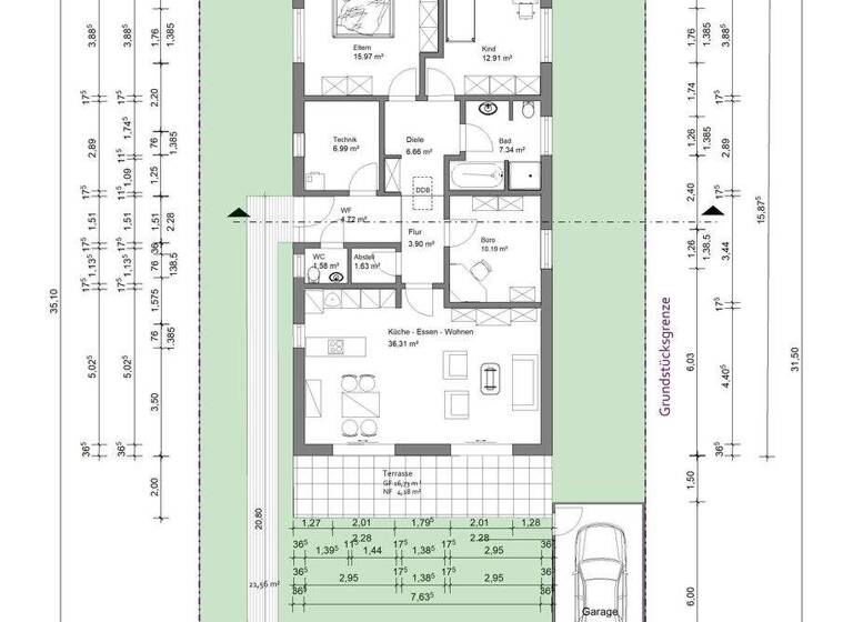 Bungalow zum Kauf - Erstbezug 575.000 € 4 Zimmer 109 m² 499 m² Grundstück frei ab 01.08.2026 Katzdorf Teublitz 93158