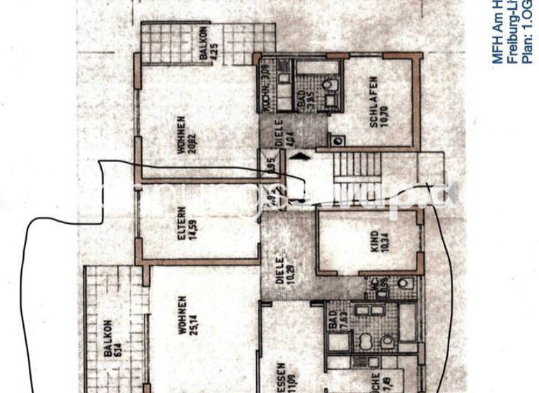 Studio zur Miete Tauschwohnung 1.450 € 4 Zimmer 94 m² EG Littenweiler Freiburg im Breisgau 79117