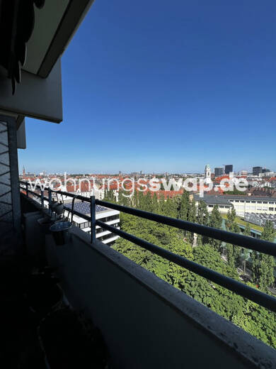 Studio zur Miete Tauschwohnung 750 € 1 Zimmer 33 m² 13. Geschoss Obere Au München 81669
