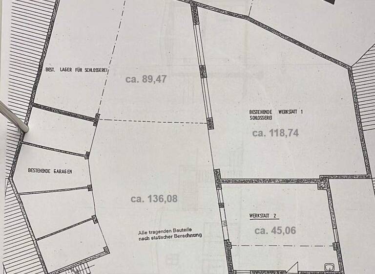 Lagerhalle zur Miete 2.500 € 163,8 m² Lagerfläche Kanzlerstraße 7 Gibitzenhof Nürnberg 90459