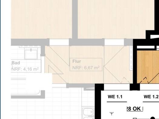 Wohnung zur Miete 710 € 2 Zimmer 64 m² 2. Geschoss frei ab 01.09.2026 Möckern Leipzig 04159