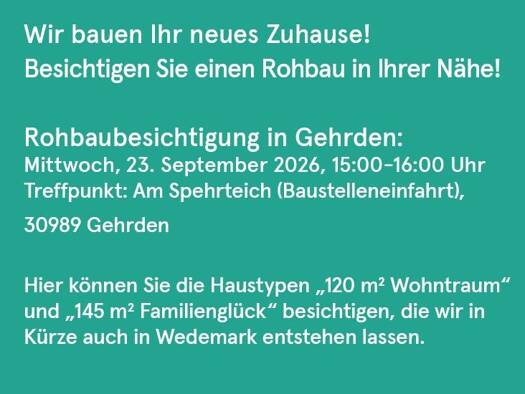Reihenendhaus zum Kauf - Erstbezug provisionsfrei 379.990 € 3 Zimmer 120 m² 280,8 m² Grundstück frei ab 31.12.2027 Heinrich-Baumgarte-Ring 13 Mellendorf Wedemark 30900