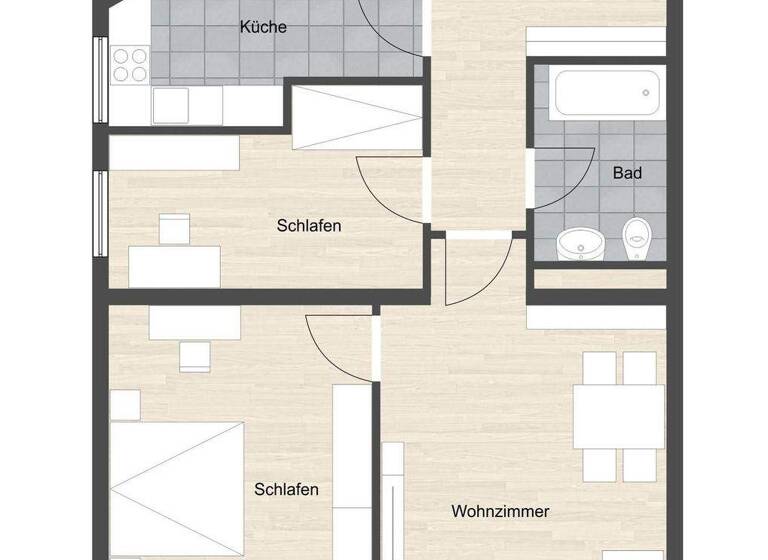 Wohnung zum Kauf 159.000 € 3 Zimmer 72 m² 4. Geschoss Wolfgang Hanau 63457