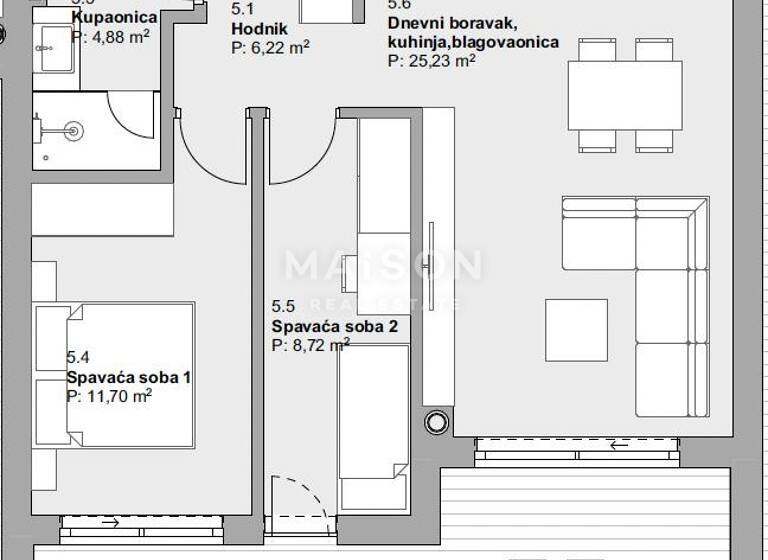 Wohnung zum Kauf 365.000 € 3 Zimmer 1. Geschoss Vodice 22211