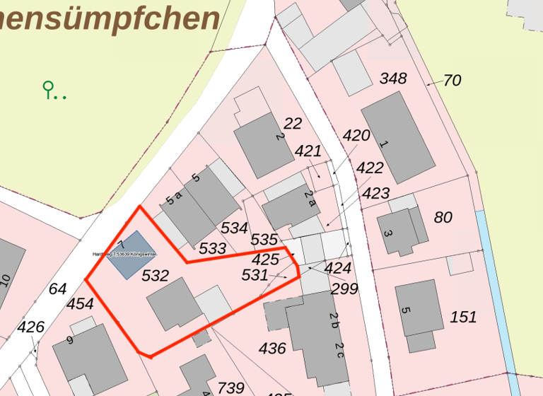Grundstück zum Kauf 455.000 € 754 m² Grundstück Ittenbach Königswinter 53639