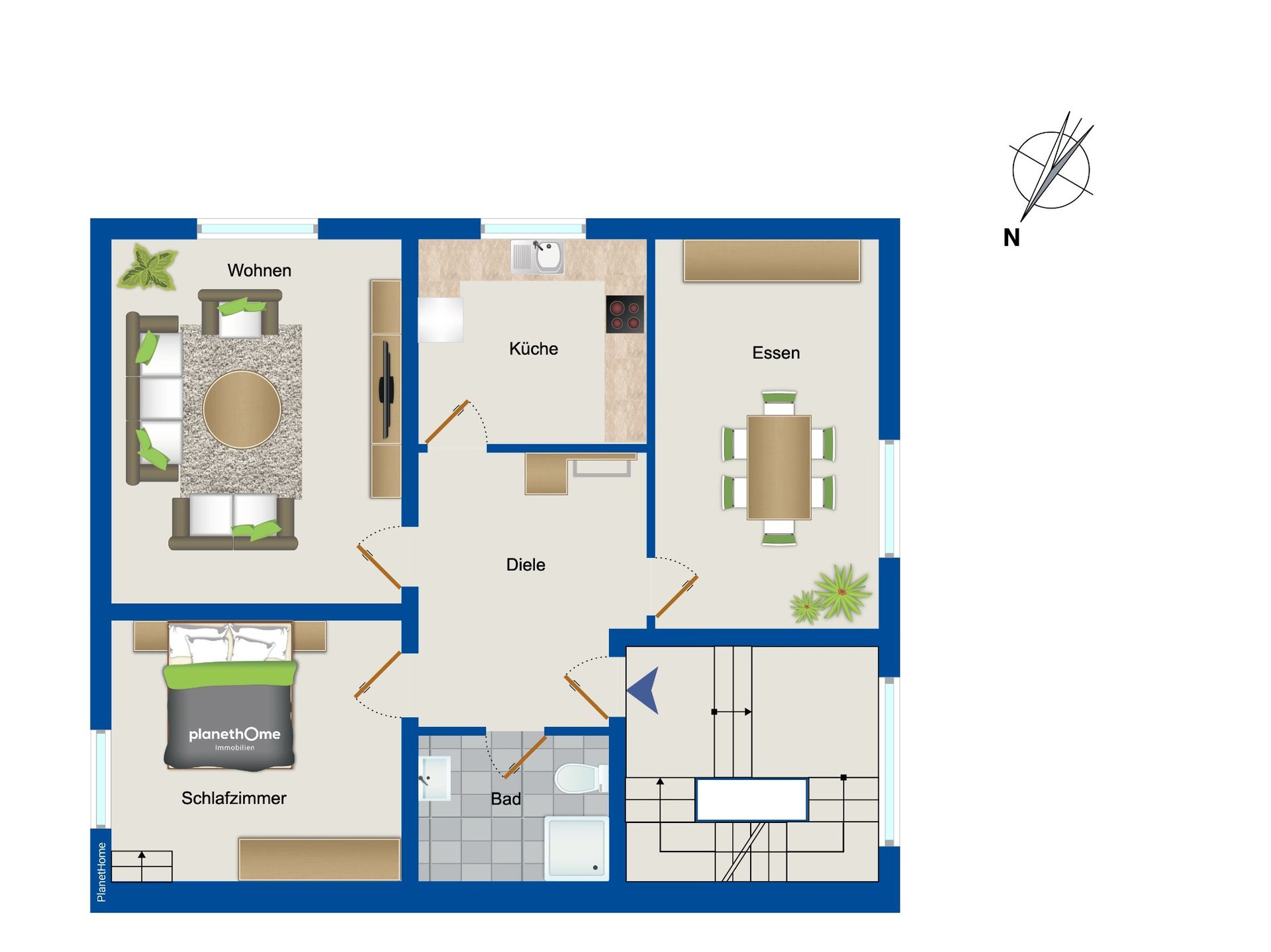 Wohnung zum Kauf 350.000 € 5 Zimmer 143 m²<br/>Wohnfläche Gütersloh Gütersloh 33332