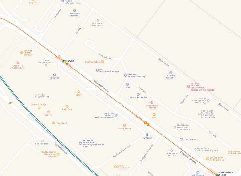 Bürofläche zur Miete provisionsfrei 2.322,9 m² Bürofläche teilbar ab 320 m² Neckarau Mannheim / Neckarau 68199