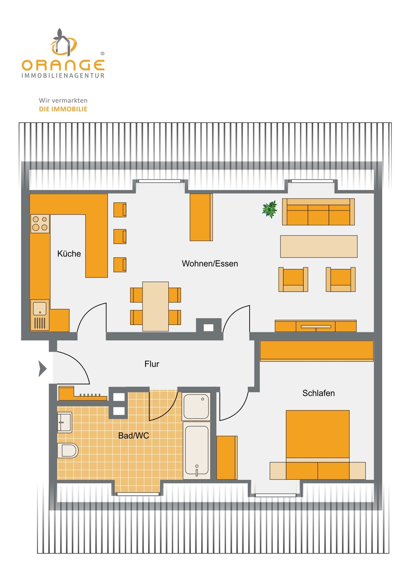 Wohnung zum Kauf 159.000 € 2 Zimmer 59,2 m²<br/>Wohnfläche 4.<br/>Geschoss Neunkirchen Neunkirchen am Sand 91233