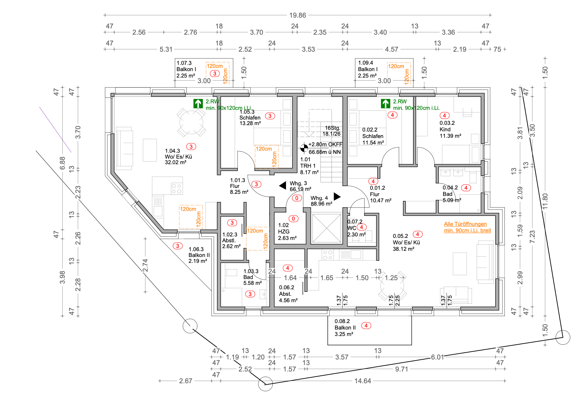 Wohnung zum Kauf 262.550 € 3 Zimmer 89 m²<br/>Wohnfläche 1.<br/>Geschoss Exten Rinteln 31737