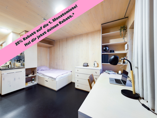 Wohnung zur Miete 697 € 1 Zimmer 21,6 m² 3. Geschoss frei ab 01.02.2026 Dratelnstraße 32 a-c Wilhelmsburg Hamburg 21109