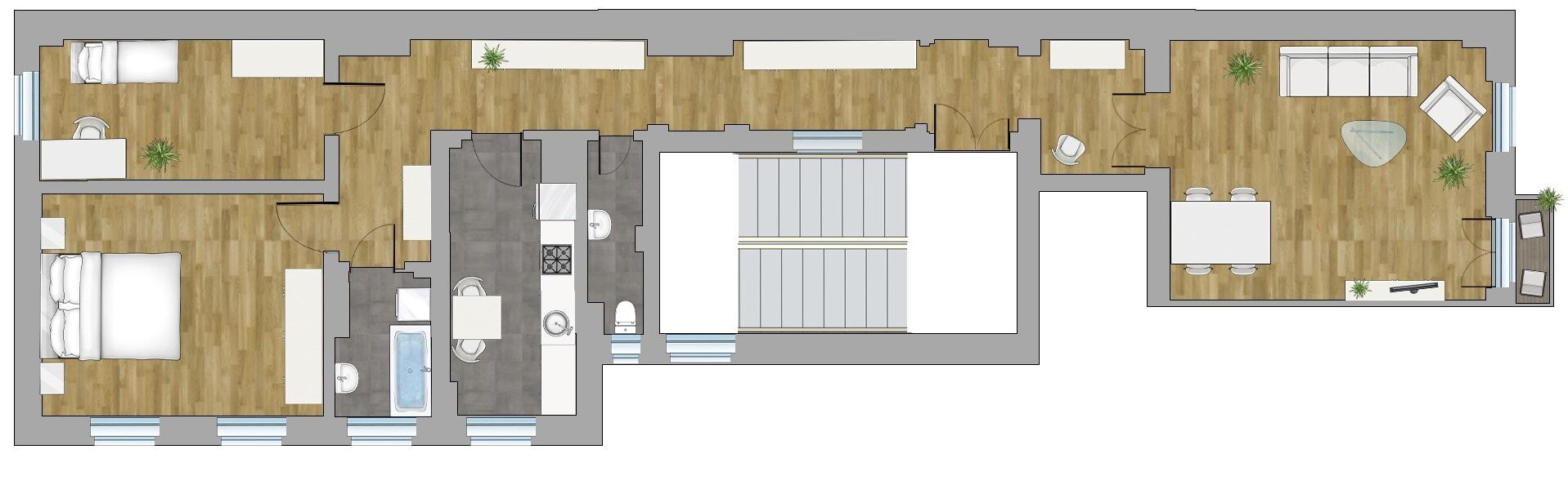 Wohnung zum Kauf provisionsfrei 319.000 € 3 Zimmer 98 m²<br/>Wohnfläche Äußere Neustadt (Schönfelder Str.) Dresden 01099