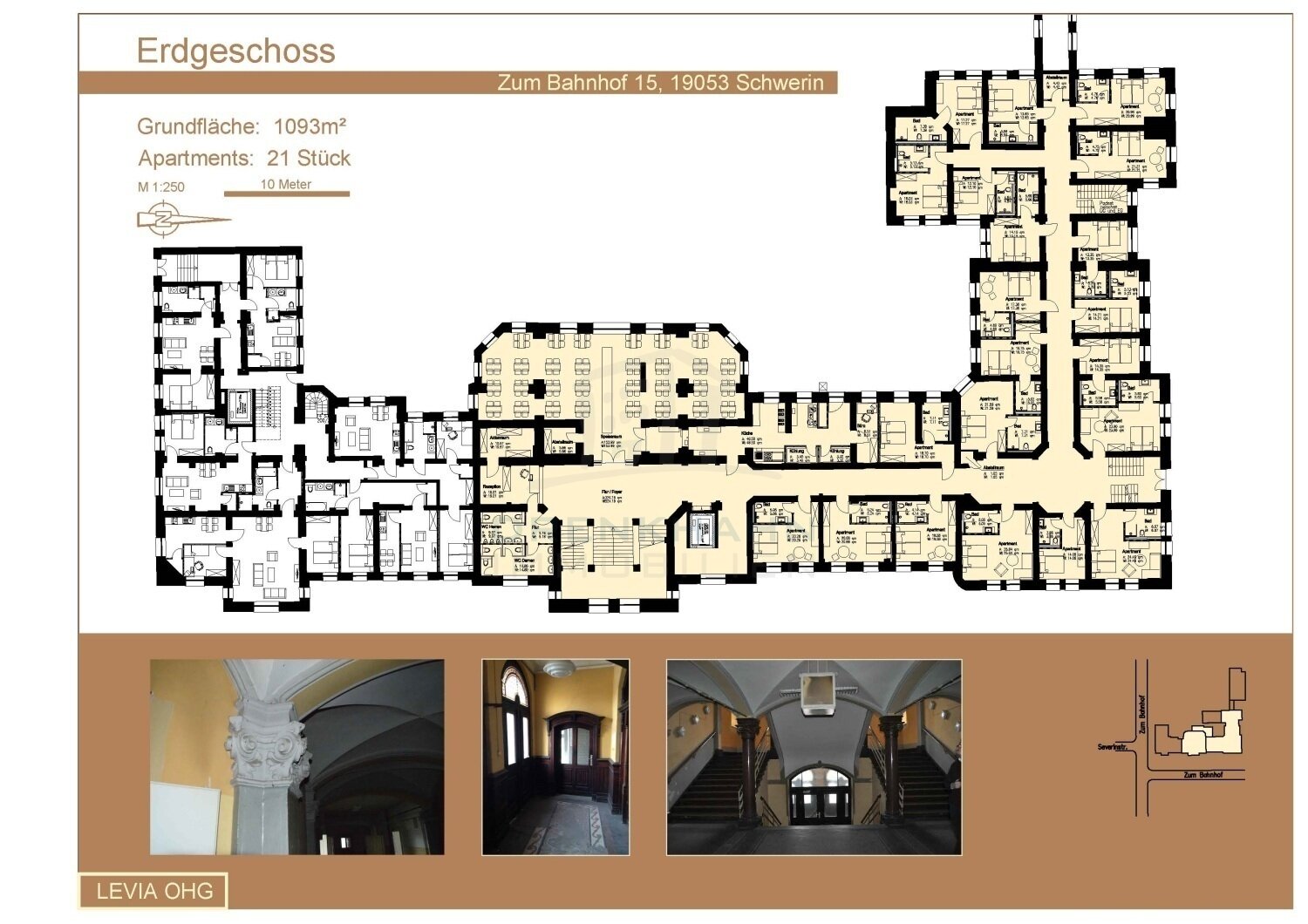 Büro-/Praxisfläche zur Miete provisionsfrei 4.550 € 350 m²<br/>Bürofläche ab 160 m²<br/>Teilbarkeit Paulsstadt Schwerin 19053