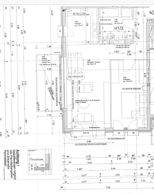 Wohnung zur Miete 1.290 € 2 Zimmer 65 m²<br/>Wohnfläche 2.<br/>Geschoss ab sofort<br/>Verfügbarkeit Kalbach-Riedberg Frankfurt am Main 60438