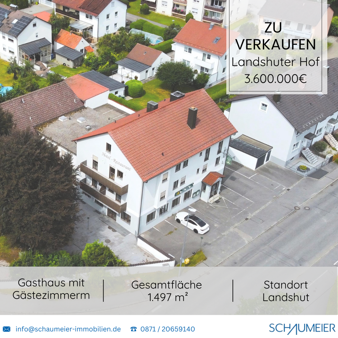 Wohn- und Geschäftshaus zum Kauf als Kapitalanlage geeignet 26 Zimmer 1.497 m²<br/>Fläche 1.719 m²<br/>Grundstück Wolfgang Landshut 84032