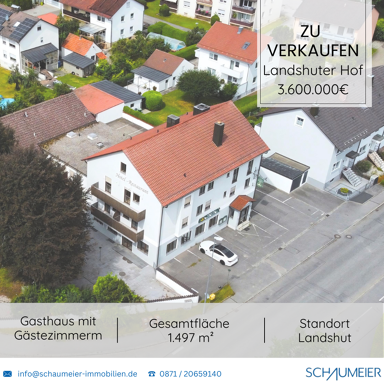 Wohn- und Geschäftshaus zum Kauf als Kapitalanlage geeignet 26 Zimmer 1.497 m² 1.719 m² Grundstück Wolfgang Landshut 84032