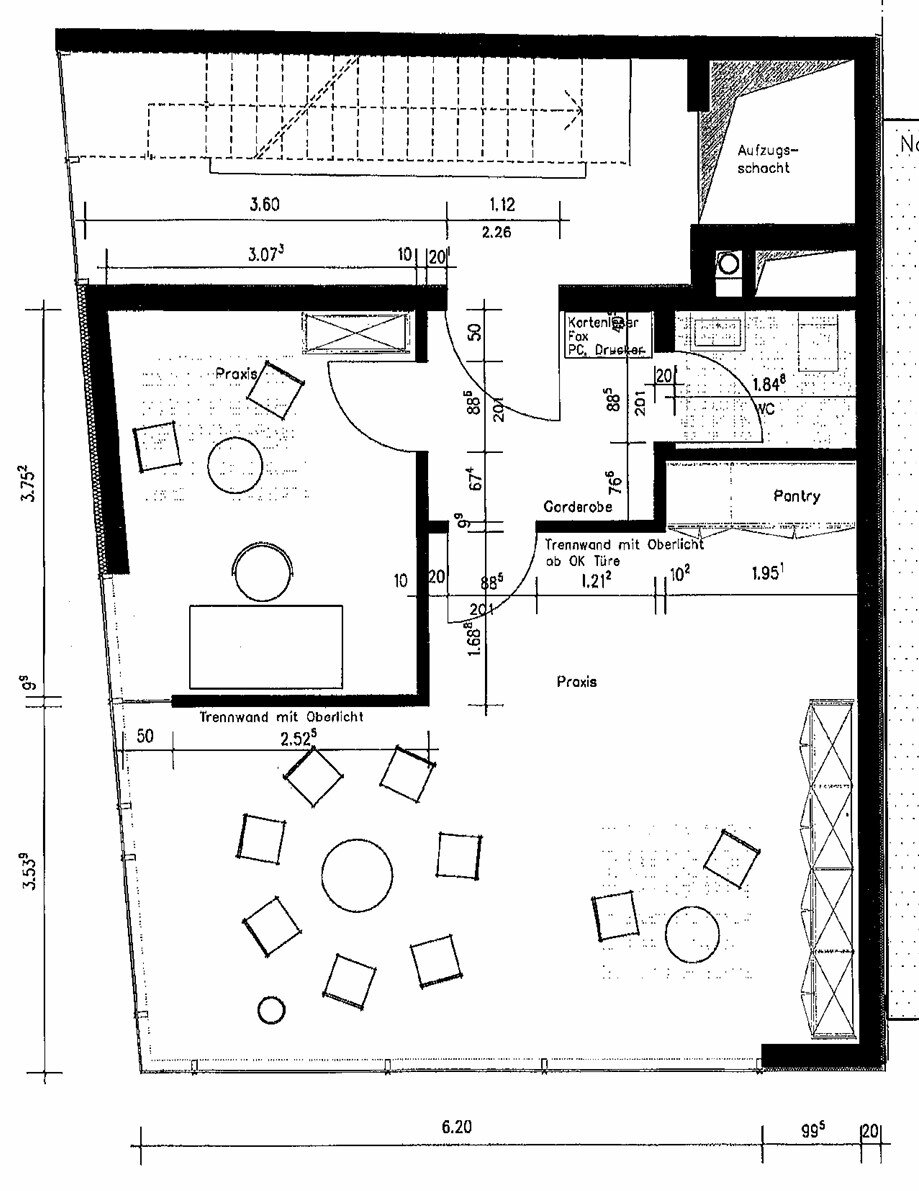 Bürofläche zur Miete 590 € 2 Zimmer 50,1 m²<br/>Bürofläche Friedrichstr./Bahnhofstr. Ab THG südl. Aalen 73431