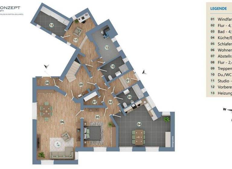 Mehrfamilienhaus zum Kauf 798.000 € 9 Zimmer 284 m² 880 m² Grundstück Püsselbüren Ibbenbüren 49479