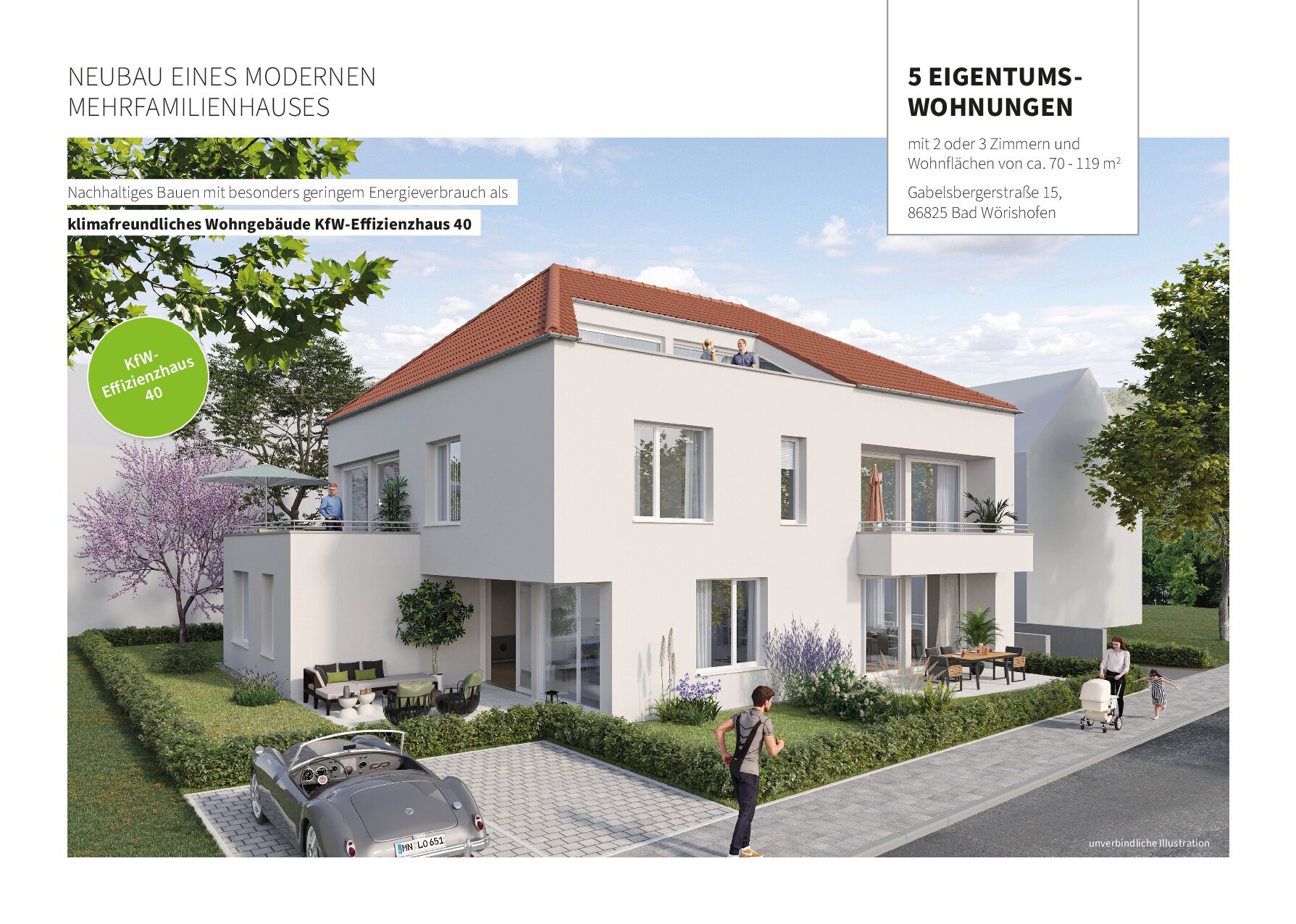 Wohnung zum Kauf provisionsfrei 535.000 € 3 Zimmer 89 m²<br/>Wohnfläche 1.<br/>Geschoss Bad Wörishofen Bad Wörishofen 86825