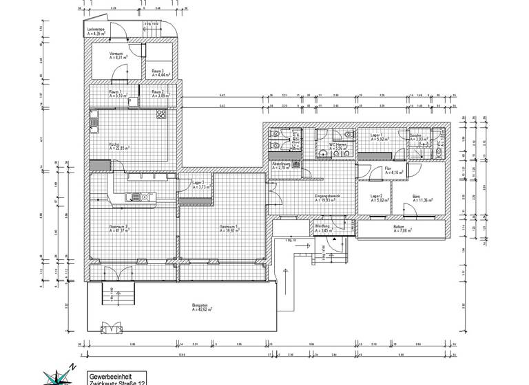 Restaurant zur Miete 1.683 € 210,4 m² Gastrofläche Zwickauer Str. 12 Zentrum Chemnitz 09112