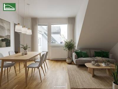 2-room flat with terrace, 43 m², Meidling, Meidling