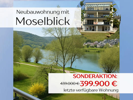 Wohnung zum Kauf provisionsfrei 399.900 € 3 Zimmer 93 m² 1. Geschoss Merlerstraße 45a Merl Zell (Mosel) 56856