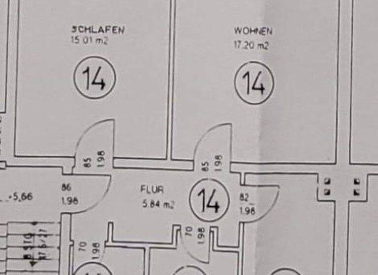 Wohnung zur Miete 450 € 3 Zimmer 60,7 m² 2. Geschoss Am Hang 17 Pausitzer Delle Riesa 01587