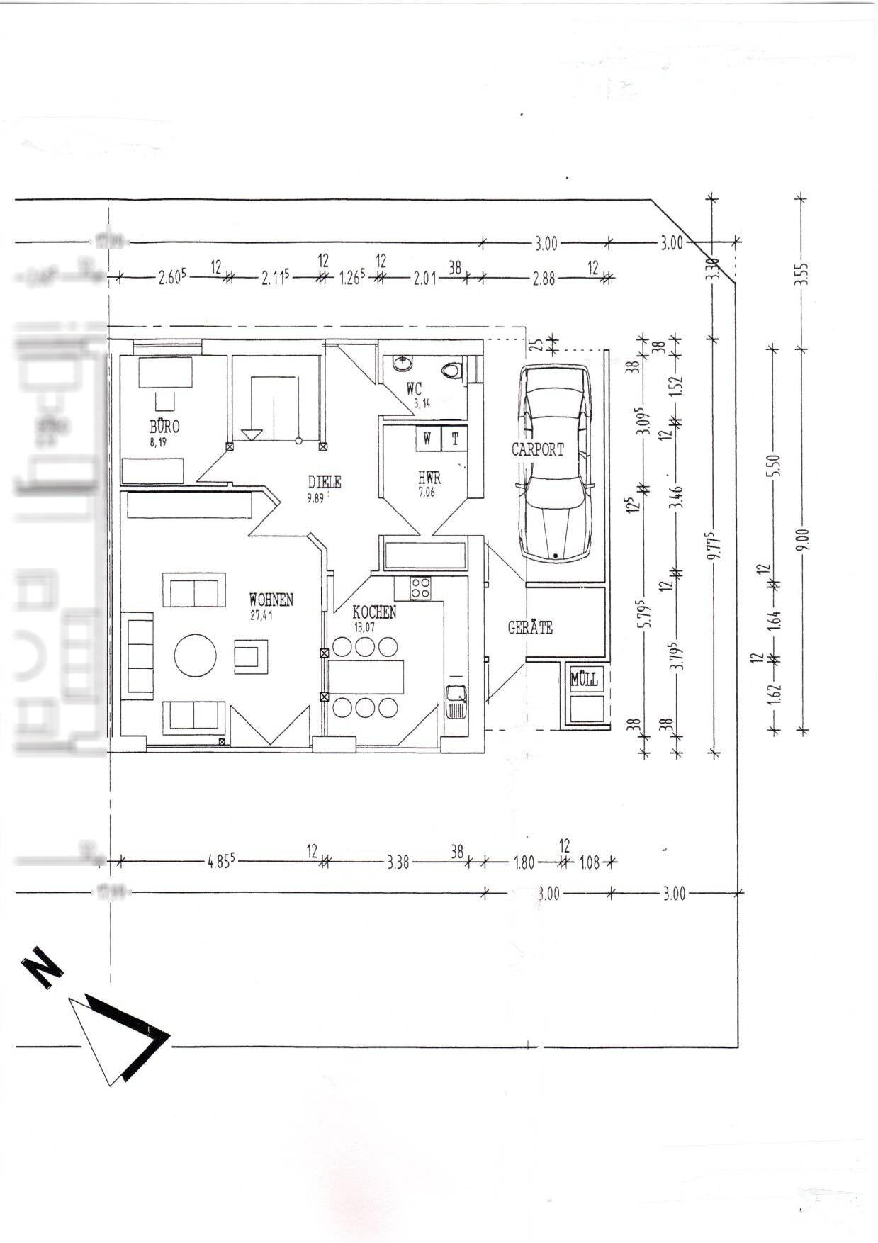 Doppelhaushälfte zur Miete 1.600 € 5 Zimmer 130 m²<br/>Wohnfläche 300 m²<br/>Grundstück Metjendorf Wiefelstede 26215