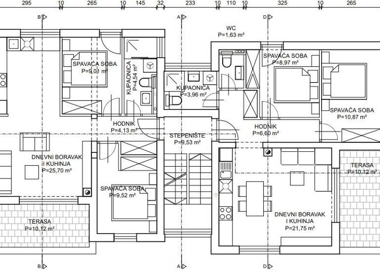 Wohnung zum Kauf 421.000 € 3 Zimmer 2. Geschoss Sibenik - Okolica 22000