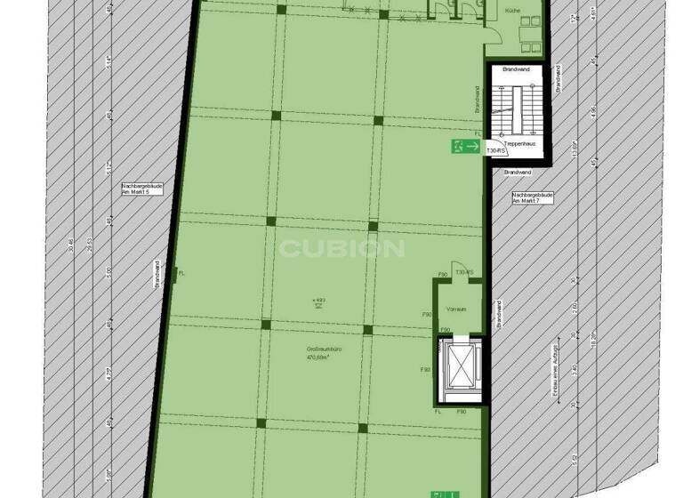 Büro zur Miete provisionsfrei 10 € 470,7 m² Bürofläche teilbar ab 470,7 m² Castrop Castrop-Rauxel 44575