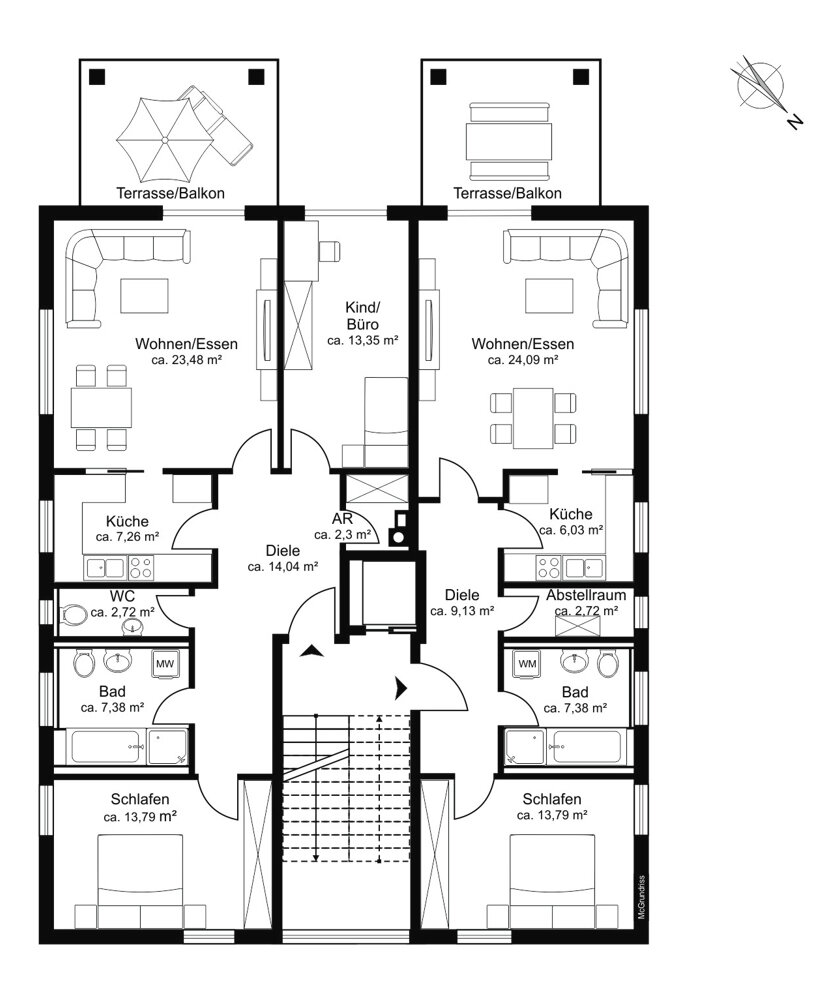 Mehrfamilienhaus zum Kauf 5.500.000 € 16 Zimmer 500 m²<br/>Wohnfläche 570 m²<br/>Grundstück Pasing München 81243