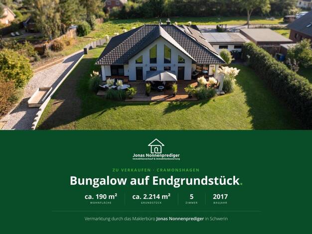 Einfamilienhaus zum Kauf provisionsfrei 845.000 € 5 Zimmer 190 m² 2.414 m² Grundstück Fischerdamm 4 Neues Dorf Cramonshagen 19071