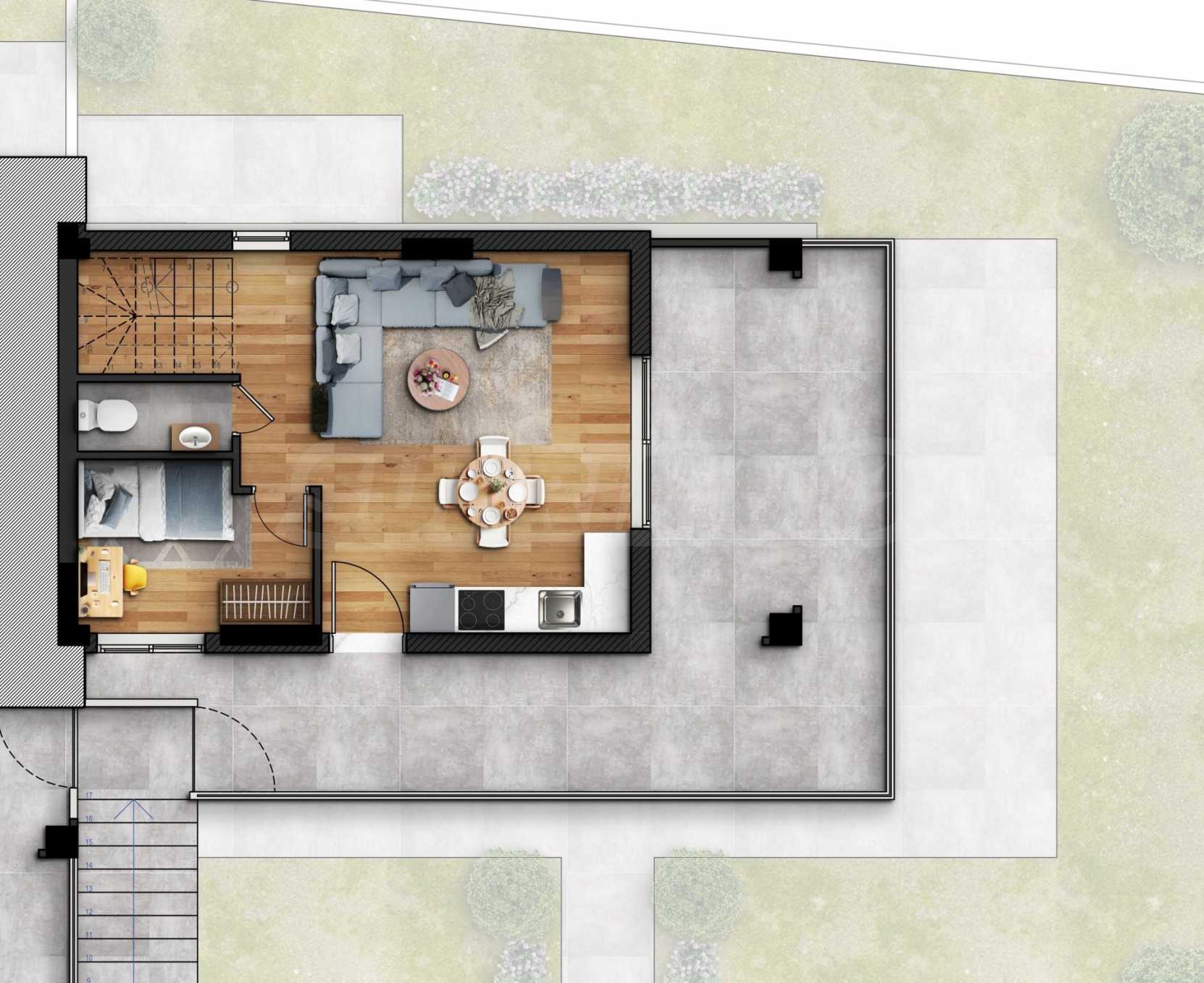 Reihenmittelhaus zum Kauf 260.000 € 100 m²<br/>Wohnfläche Nikiti