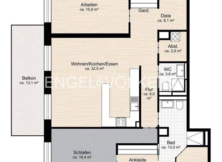 Wohnung zum Kauf 1.150.000 € 3,5 Zimmer 110 m² frei ab 01.12.2026 Herdern Freiburg im Breisgau 79104