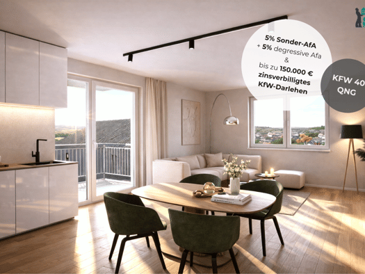 Wohnung zum Kauf - Neubau provisionsfrei 534.000 € 3 Zimmer 72,2 m² 1. Geschoss Alemannenstraße 15 Renningen Renningen 71272