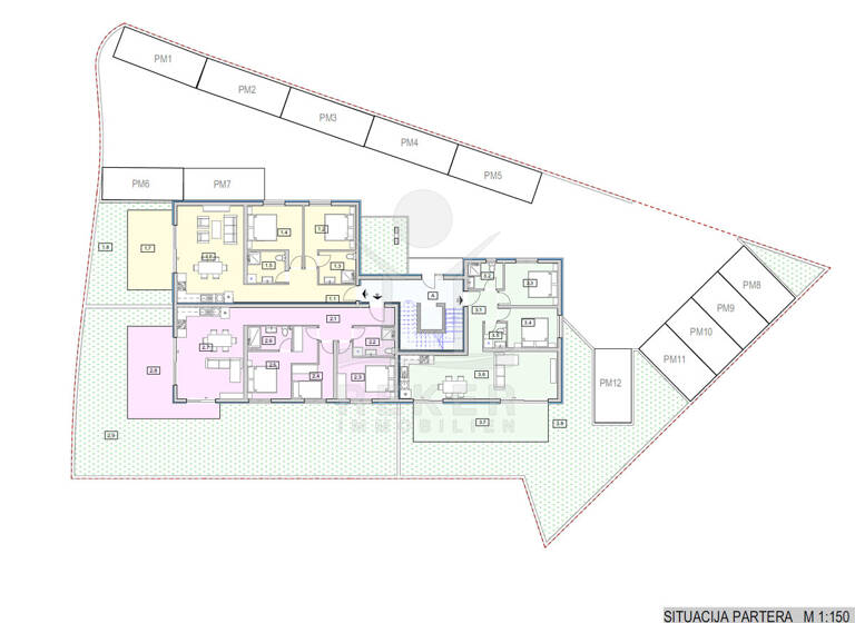 Wohnung zum Kauf - Erstbezug 360.297 € 3 Zimmer 90 m² EG Vodice 22211
