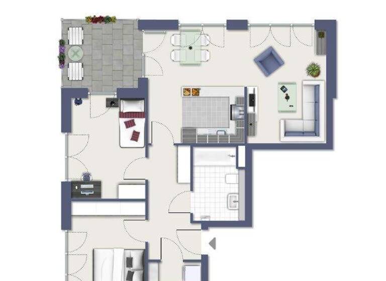 Wohnung zur Miete - Erstbezug 1.230 € 3 Zimmer 79,5 m² 3. Geschoss Frieda-Mager-Allee 1 Dransdorf Bonn 53121