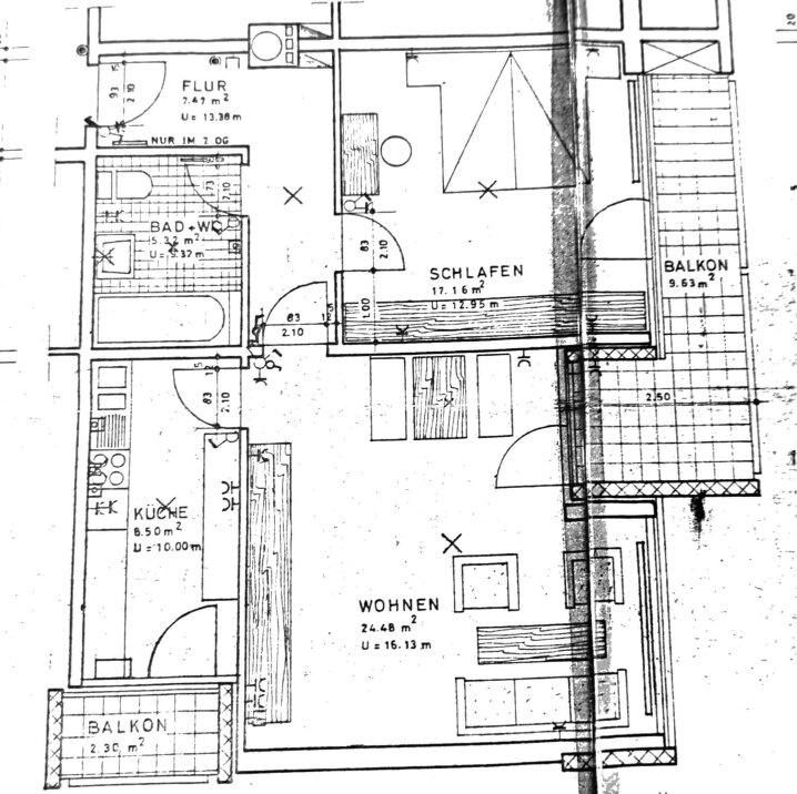 Wohnung zum Kauf 165.000 € 2 Zimmer 68 m²<br/>Wohnfläche 3.<br/>Geschoss ab sofort<br/>Verfügbarkeit Eisingen 75239