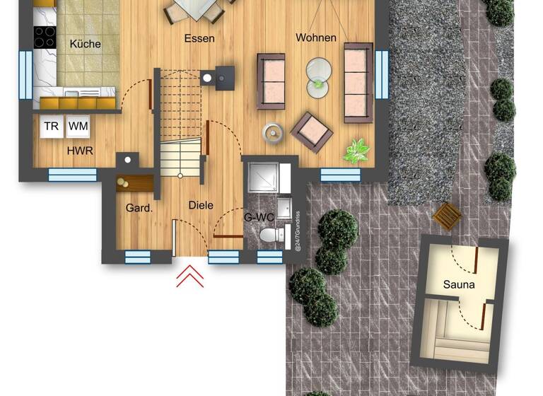 Haus zum Kauf 549.000 € 3 Zimmer 103 m² 488 m² Grundstück Barendorf Dassow 23942