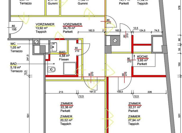 Wohnung zum Kauf - Erstbezug 2.575.000 € 3 Zimmer 102,8 m² 2. Geschoss Wien 1010