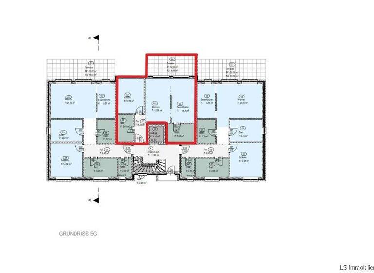 Wohnung zur Miete 870 € 2 Zimmer 66,8 m² 1. Geschoss Wahnbek Rastede / Wahnbek 26180