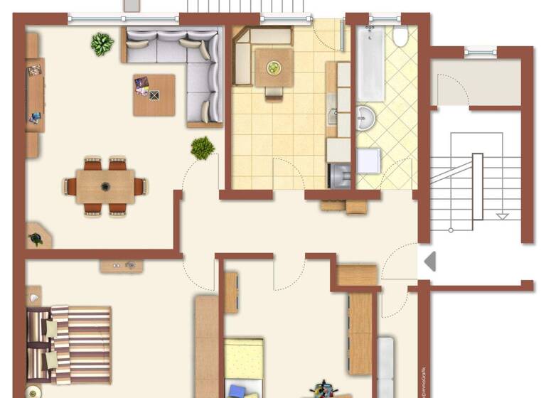 Wohnung zur Miete 450 € 3 Zimmer 82 m² EG Freienohl Meschede-Freienohl 59872