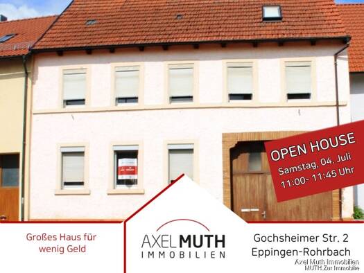 Mehrfamilienhaus zum Kauf 230.000 € 7 Zimmer 250 m² 380 m² Grundstück Gochsheimer Straße 2 Rohrbach Eppingen 75031