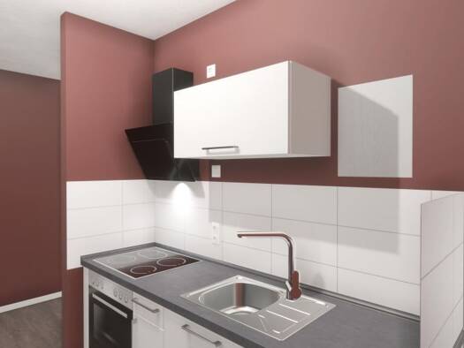 Wohnung zur Miete 310 € 3 Zimmer 54,2 m² 6. Geschoss Friedeburger Straße 70 Freiberg Freiberg 09599