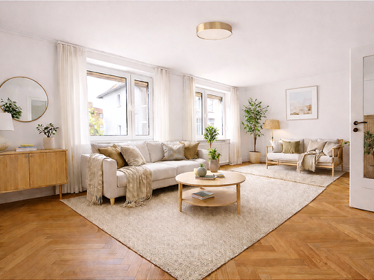 Wohnung zum Kauf - Neubau provisionsfrei 715.000 € 3 Zimmer 80 m² 1. Geschoss Eichwaldstraße 18, 60385 Frankfurt am Main Bornheim Frankfurt am Main 60385